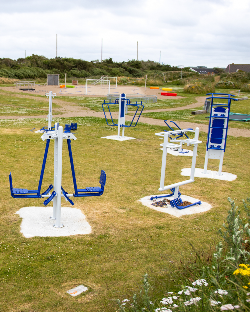 Ude fitness i FunPark ved Harboøre Centeret